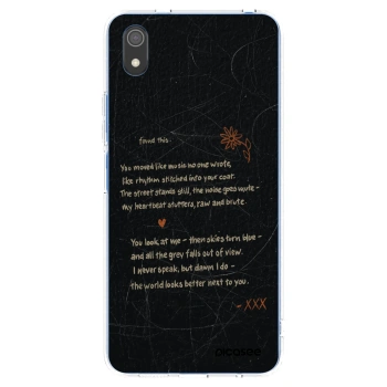 Picasee διαφανής θήκη σιλικόνης Xiaomi Redmi 7A - POET