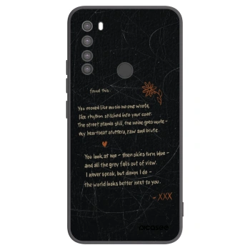Picasee Μαύρη θήκη σιλικόνης για Xiaomi Redmi Note 8 - POET