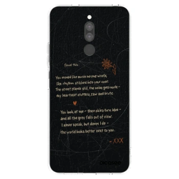 Picasee διαφανής θήκη σιλικόνης Xiaomi Redmi 8 - POET