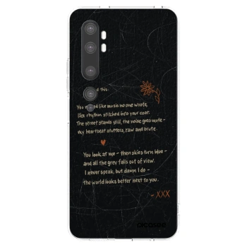 Picasee διαφανής θήκη σιλικόνης Xiaomi Mi Note 10 (Pro) - POET