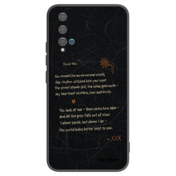 Picasee Μαύρη θήκη σιλικόνης για Huawei Nova 5T - POET