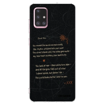 Picasee διαφανής θήκη σιλικόνης Samsung Galaxy A71 A715F - POET