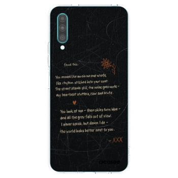 Picasee διαφανής θήκη σιλικόνης Samsung Galaxy A30s A307F - POET