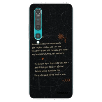 Picasee διαφανής θήκη σιλικόνης Xiaomi Mi 10 - POET