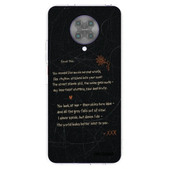 Picasee διαφανής θήκη σιλικόνης Xiaomi Poco F2 Pro - POET