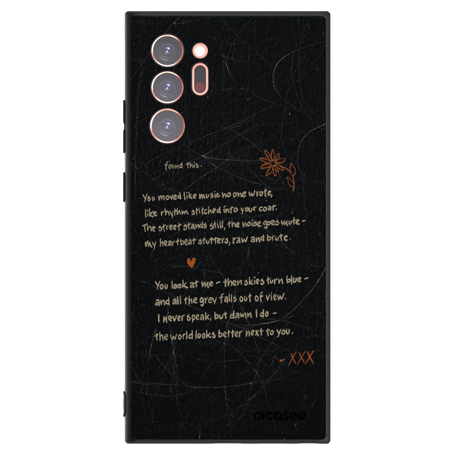 Picasee Μαύρη θήκη σιλικόνης για Samsung Galaxy Note 20 Ultra - POET