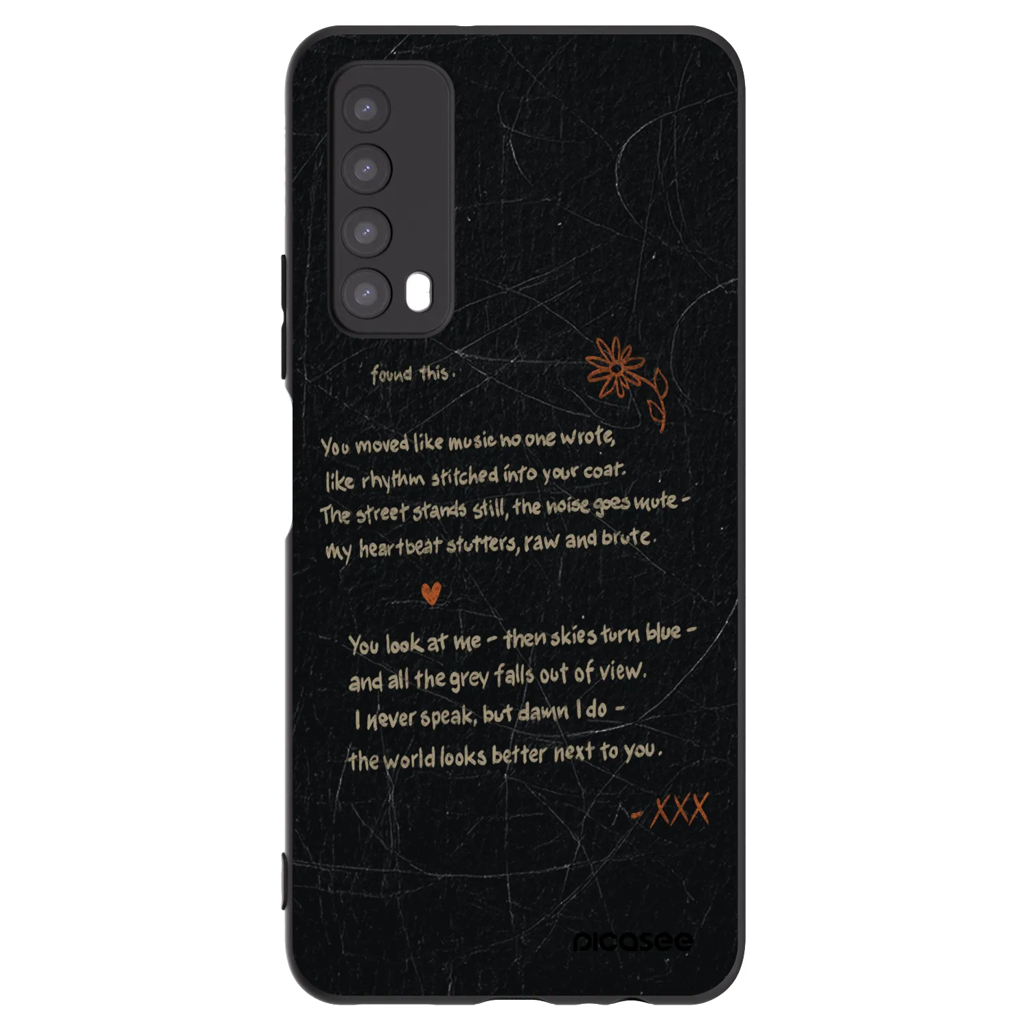 Picasee Μαύρη θήκη σιλικόνης για Huawei P Smart 2021 - POET