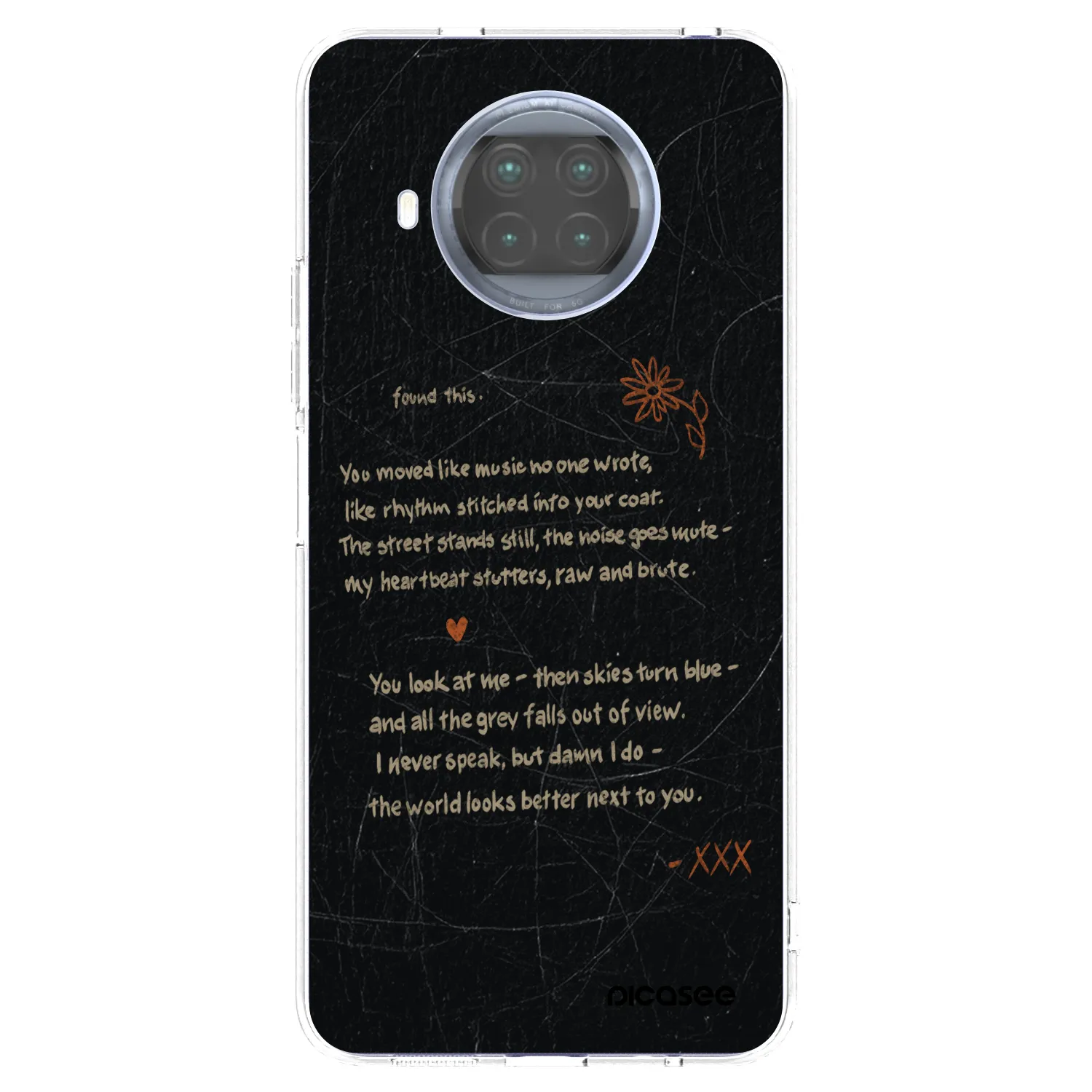 Picasee διαφανής θήκη σιλικόνης Xiaomi Mi 10T Lite - POET