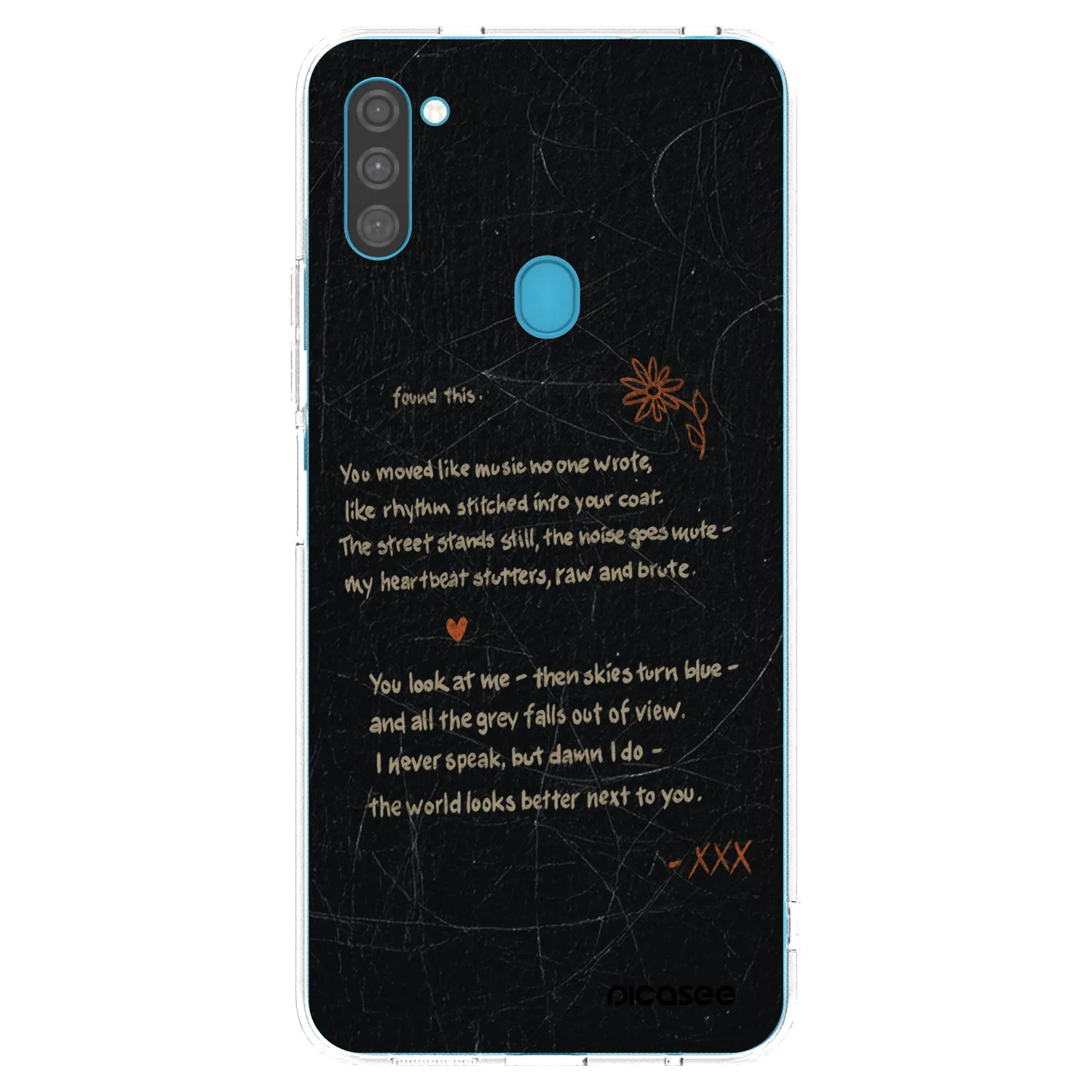Picasee διαφανής θήκη σιλικόνης Samsung Galaxy M11 - POET