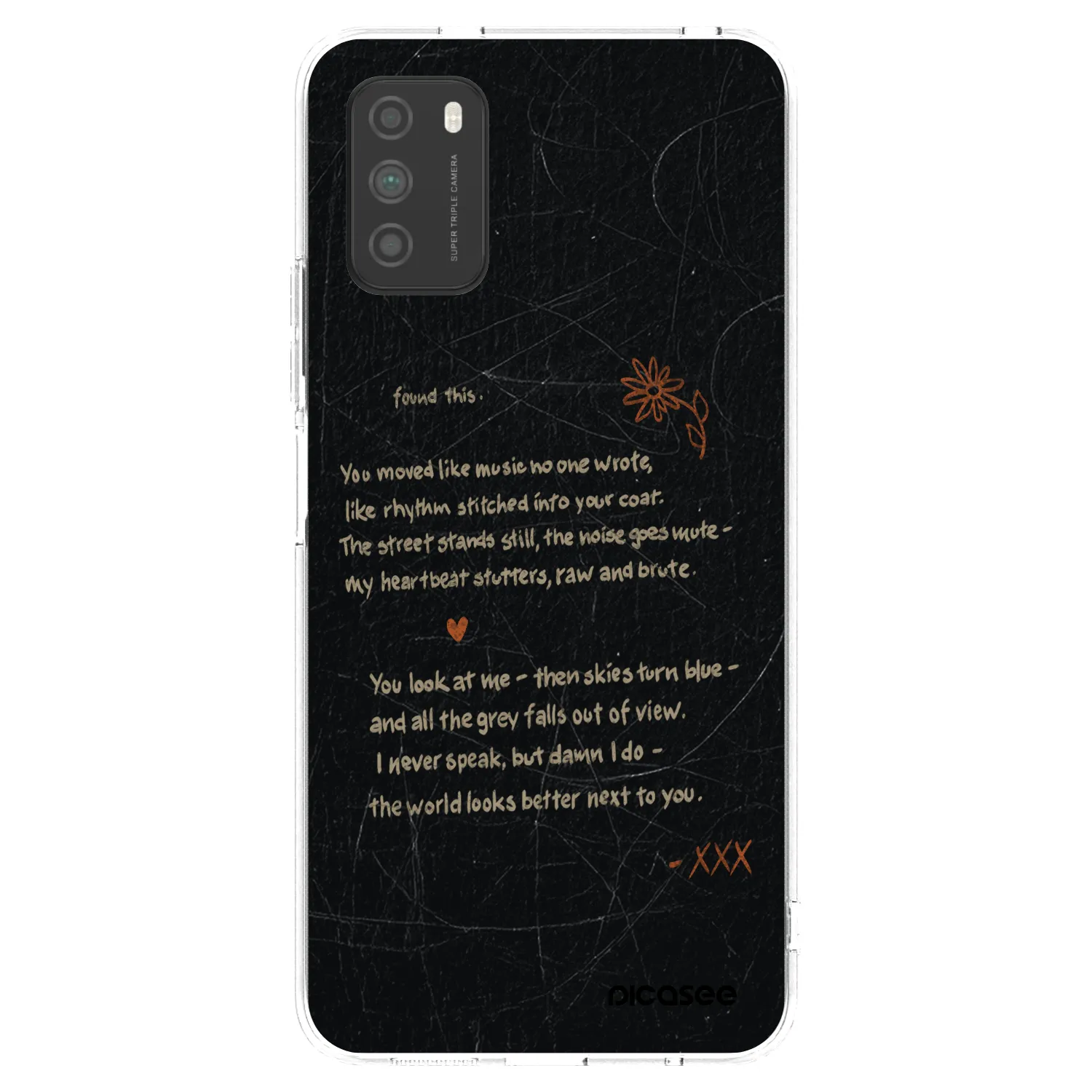 Picasee διαφανής θήκη σιλικόνης Xiaomi Poco M3 - POET