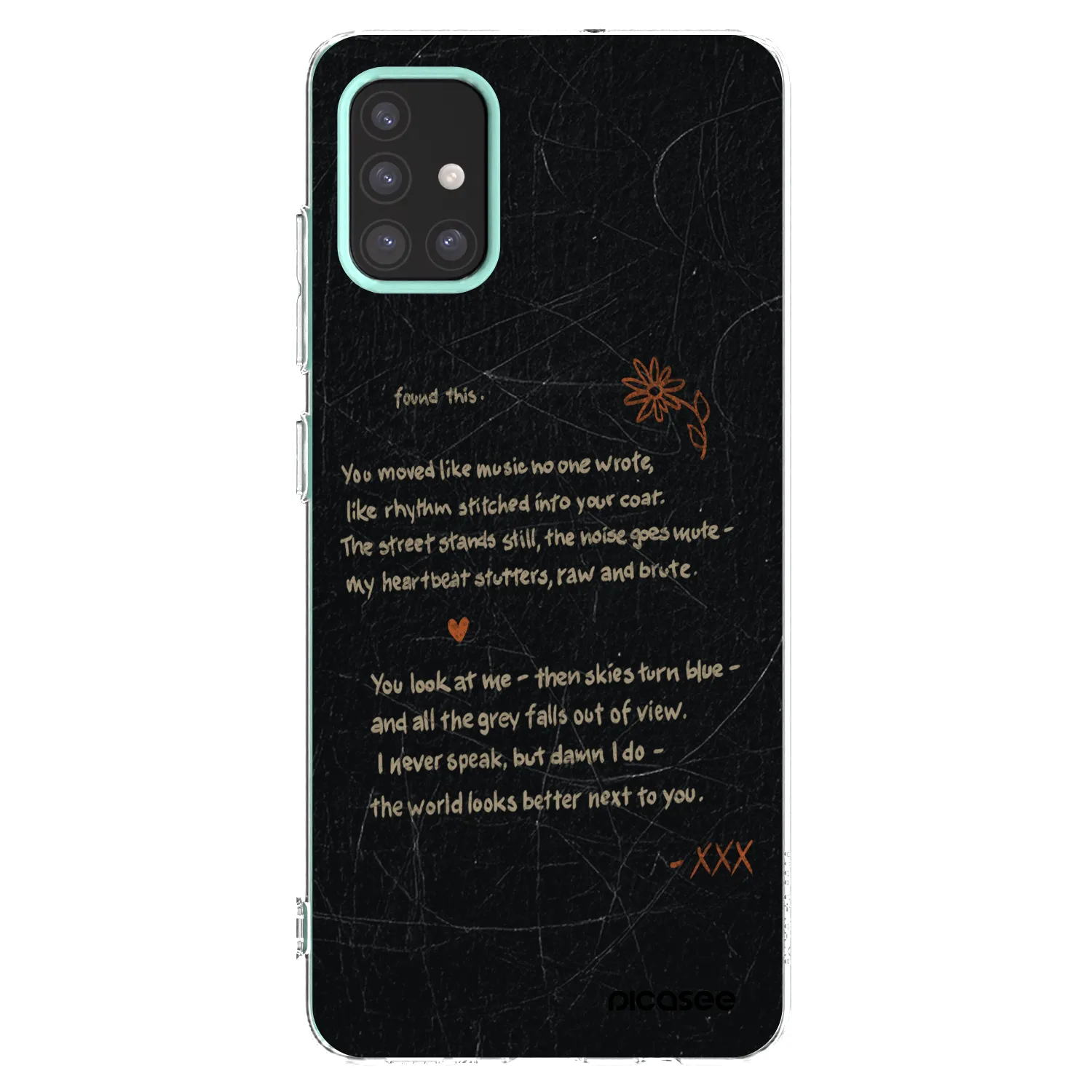 Picasee διαφανής θήκη σιλικόνης Samsung Galaxy M31s - POET