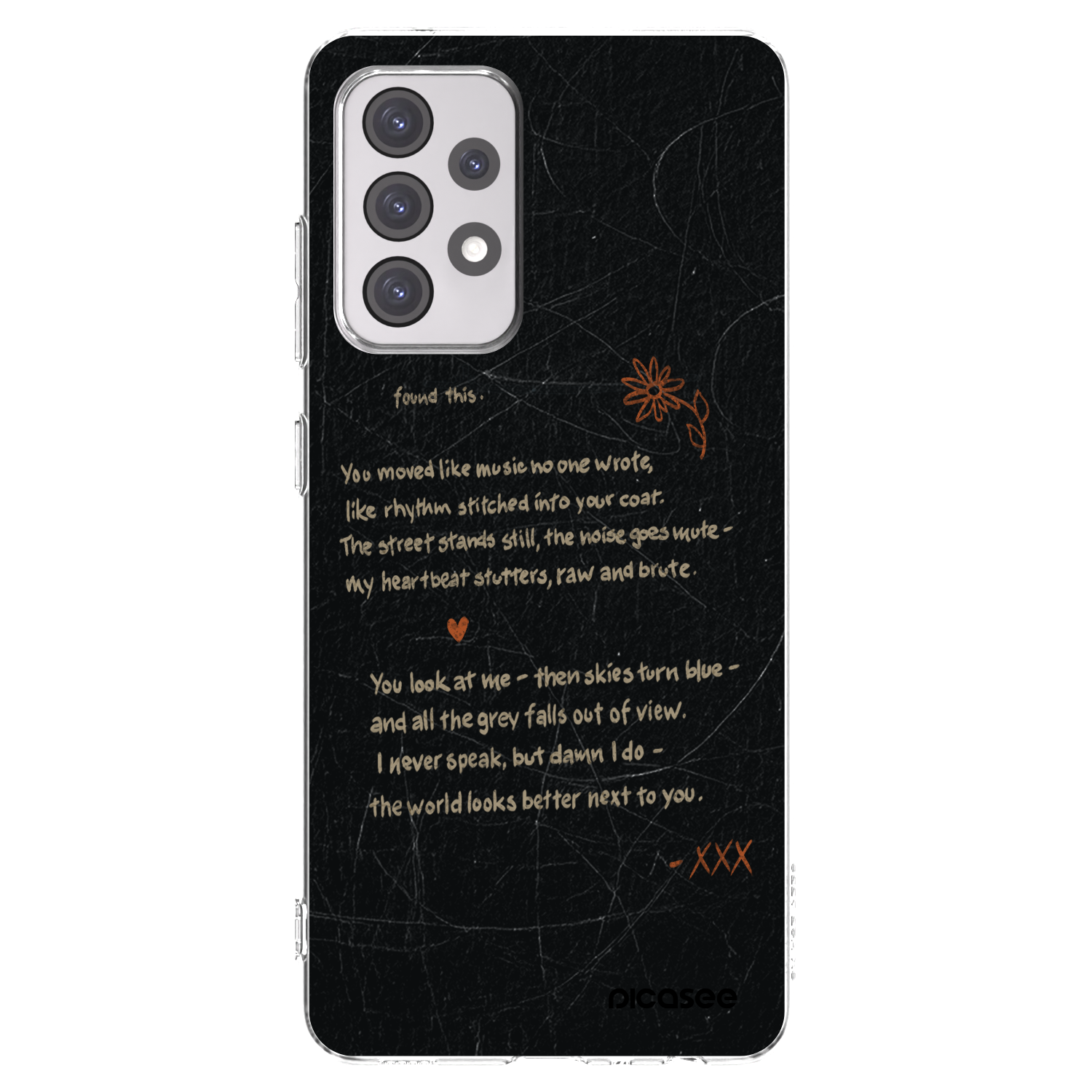 Picasee διαφανής θήκη σιλικόνης Samsung Galaxy A52 5G A525F - POET