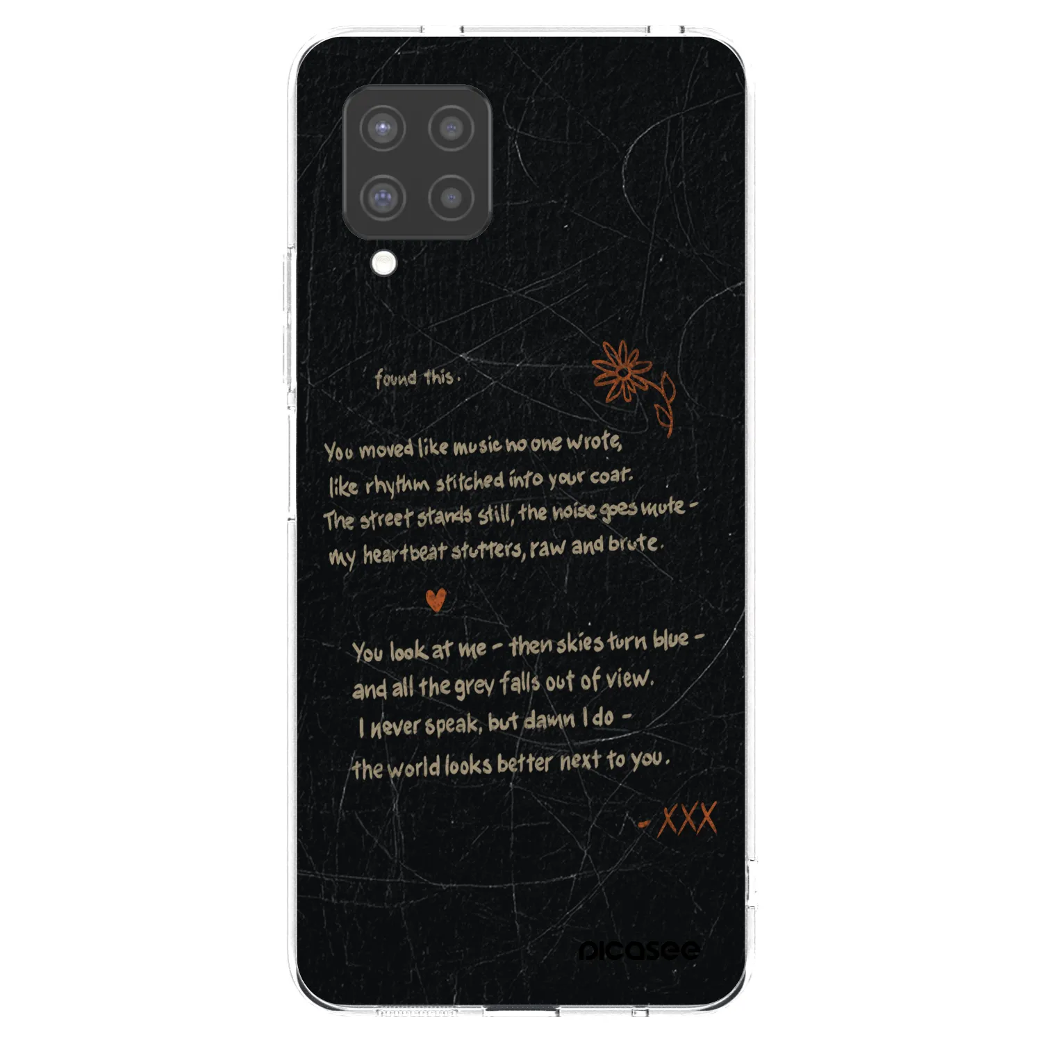Picasee διαφανής θήκη σιλικόνης Samsung Galaxy A42 A426B - POET