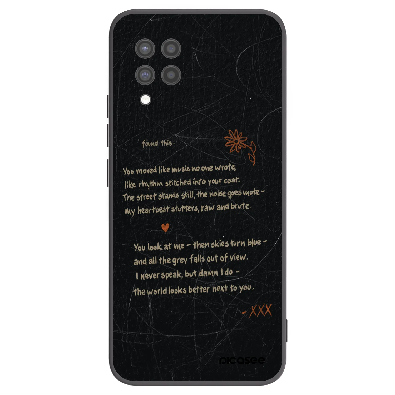 Picasee Μαύρη θήκη σιλικόνης για Samsung Galaxy A42 A426B - POET