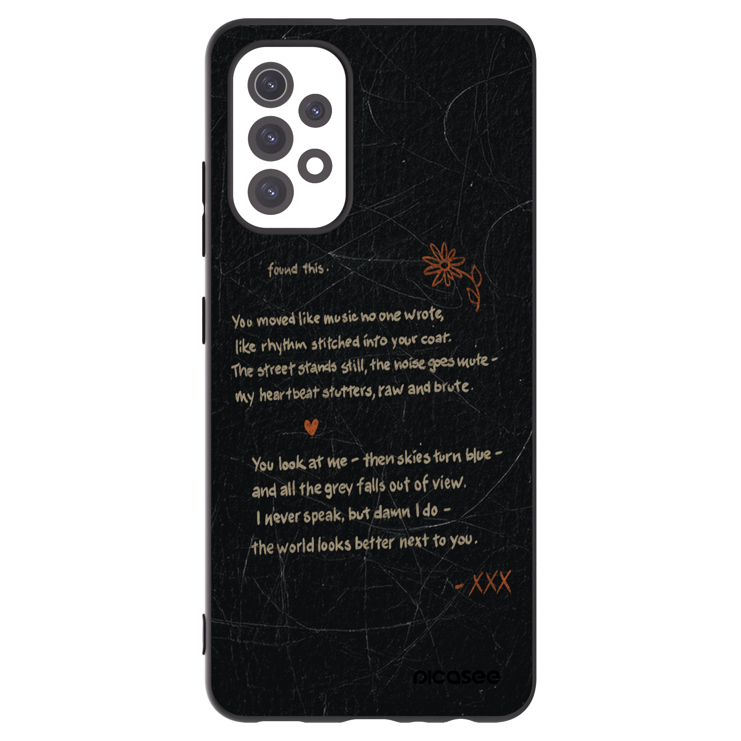 Picasee Μαύρη θήκη σιλικόνης για Samsung Galaxy A32 5G A326B - POET