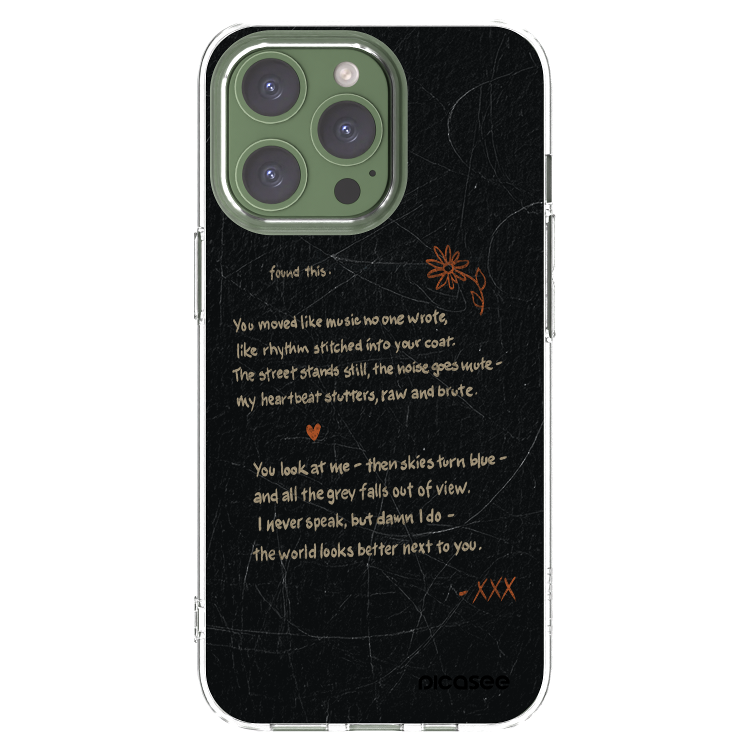 Picasee διαφανής θήκη σιλικόνης Apple iPhone 13 Pro - POET