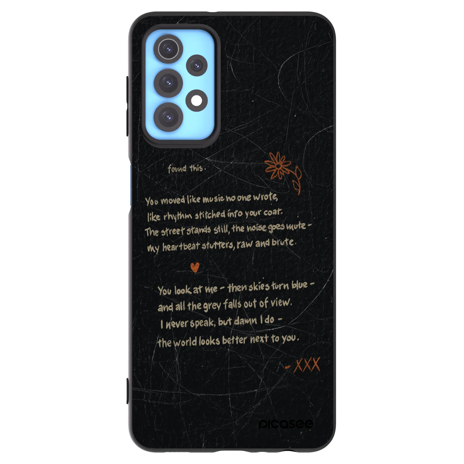 Picasee Μαύρη θήκη σιλικόνης για Samsung Galaxy A32 4G SM-A325F - POET