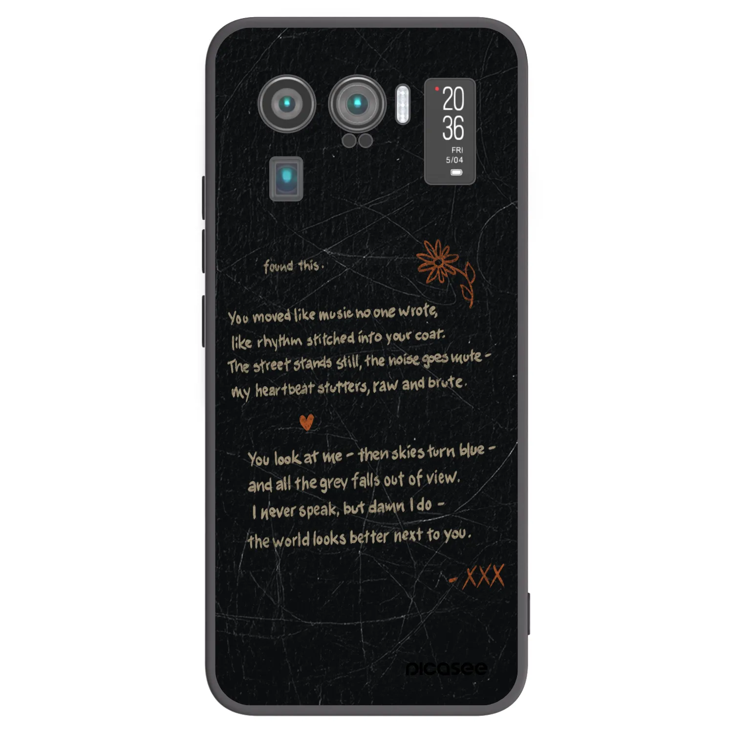 Picasee Μαύρη θήκη σιλικόνης για Xiaomi Mi 11 Ultra - POET