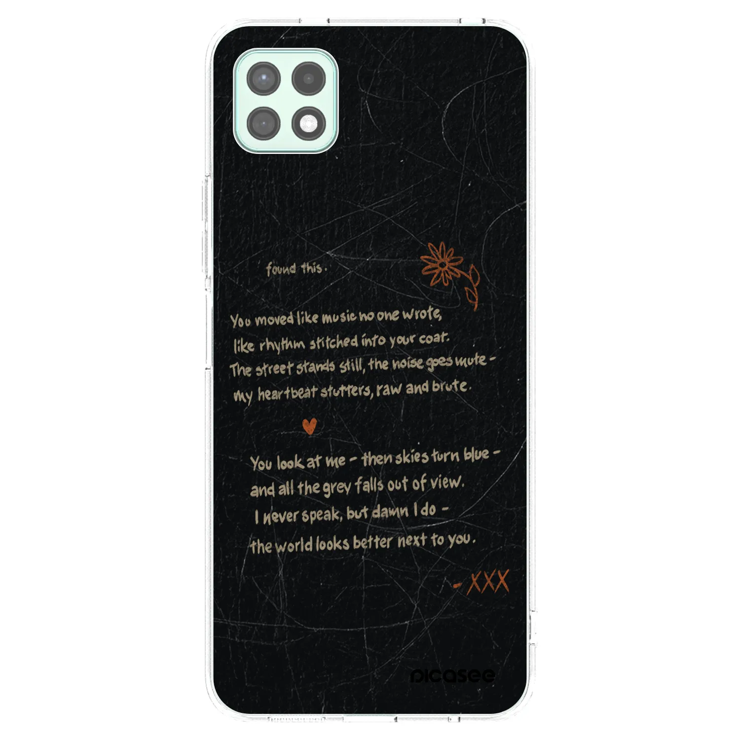 Picasee διαφανής θήκη σιλικόνης Samsung Galaxy A22 A226B 5G - POET