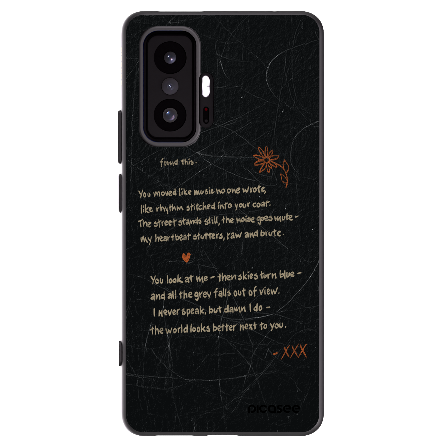 Picasee Μαύρη θήκη σιλικόνης για Xiaomi 11T - POET