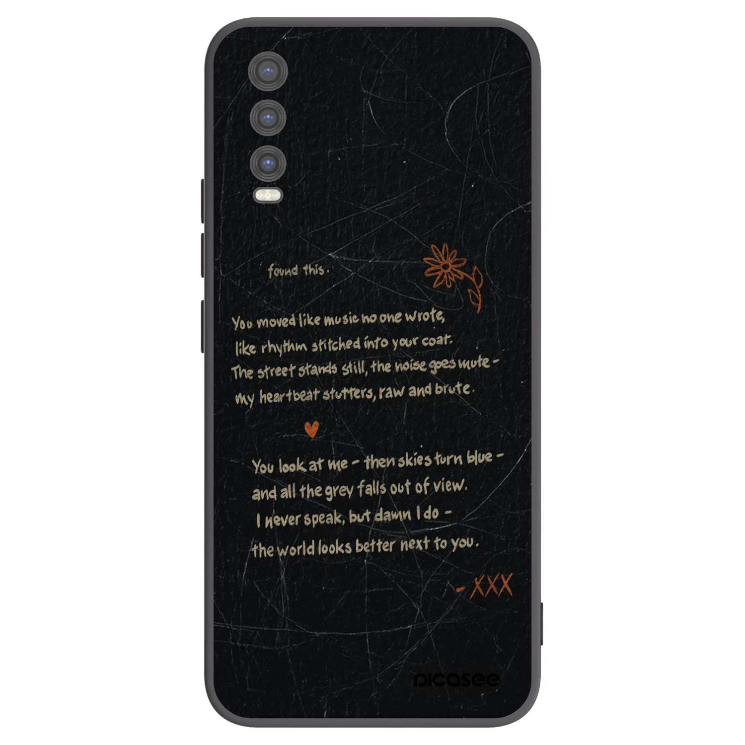 Picasee Μαύρη θήκη σιλικόνης για Vivo Y20s - POET