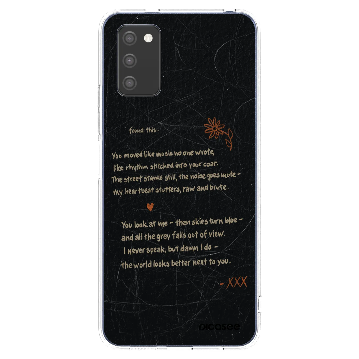 Picasee διαφανής θήκη σιλικόνης Samsung Galaxy A03s A037G - POET