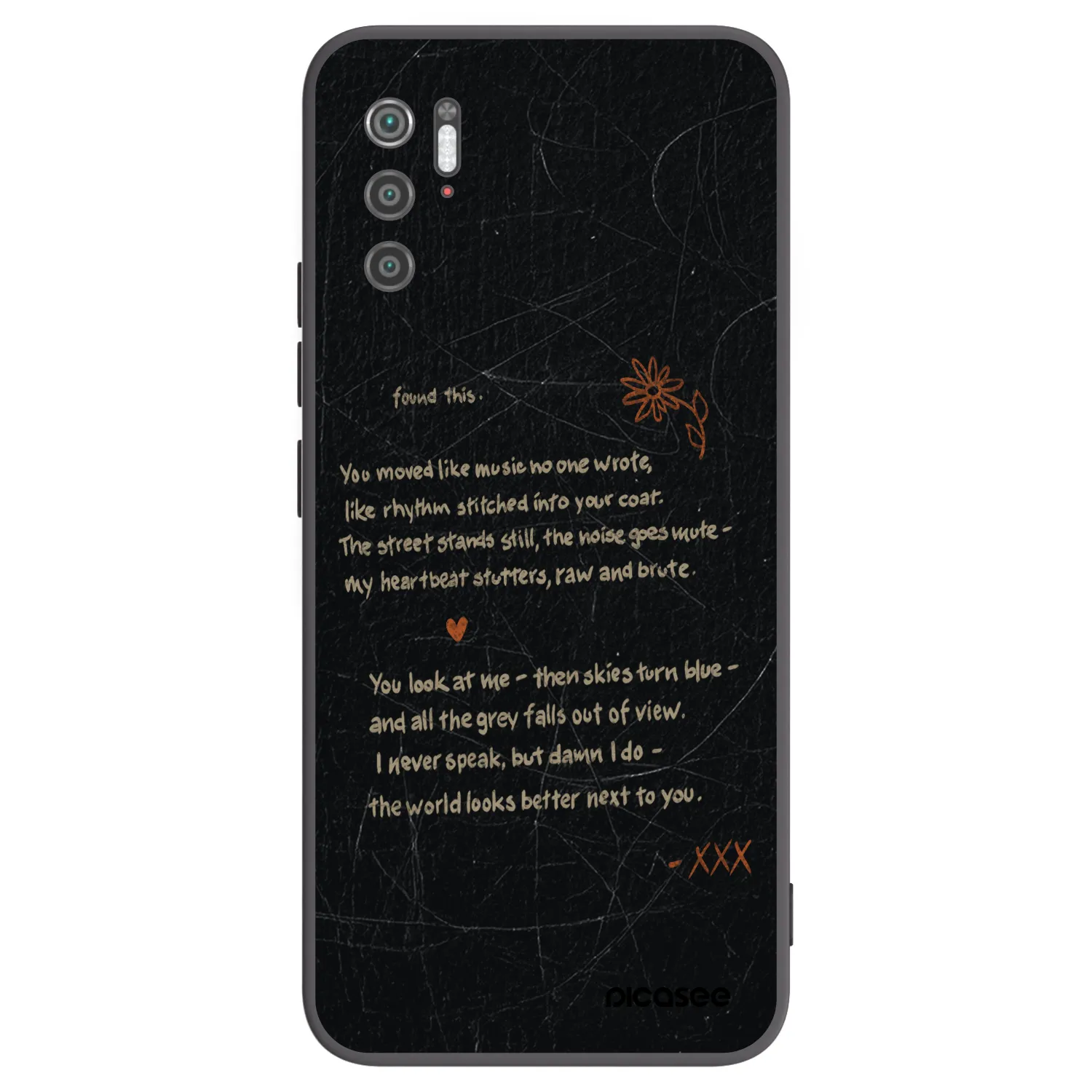 Picasee Μαύρη θήκη σιλικόνης για Xiaomi Poco M3 Pro 5G - POET