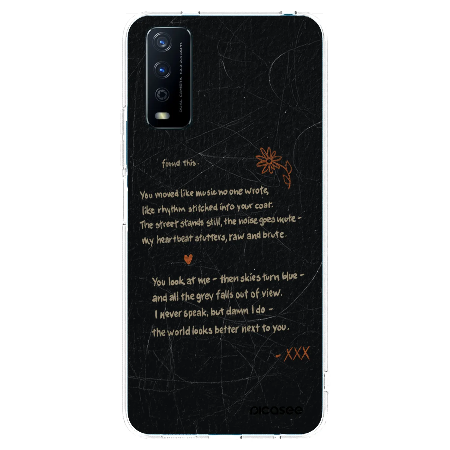 Picasee διαφανής θήκη σιλικόνης Vivo Y11s - POET