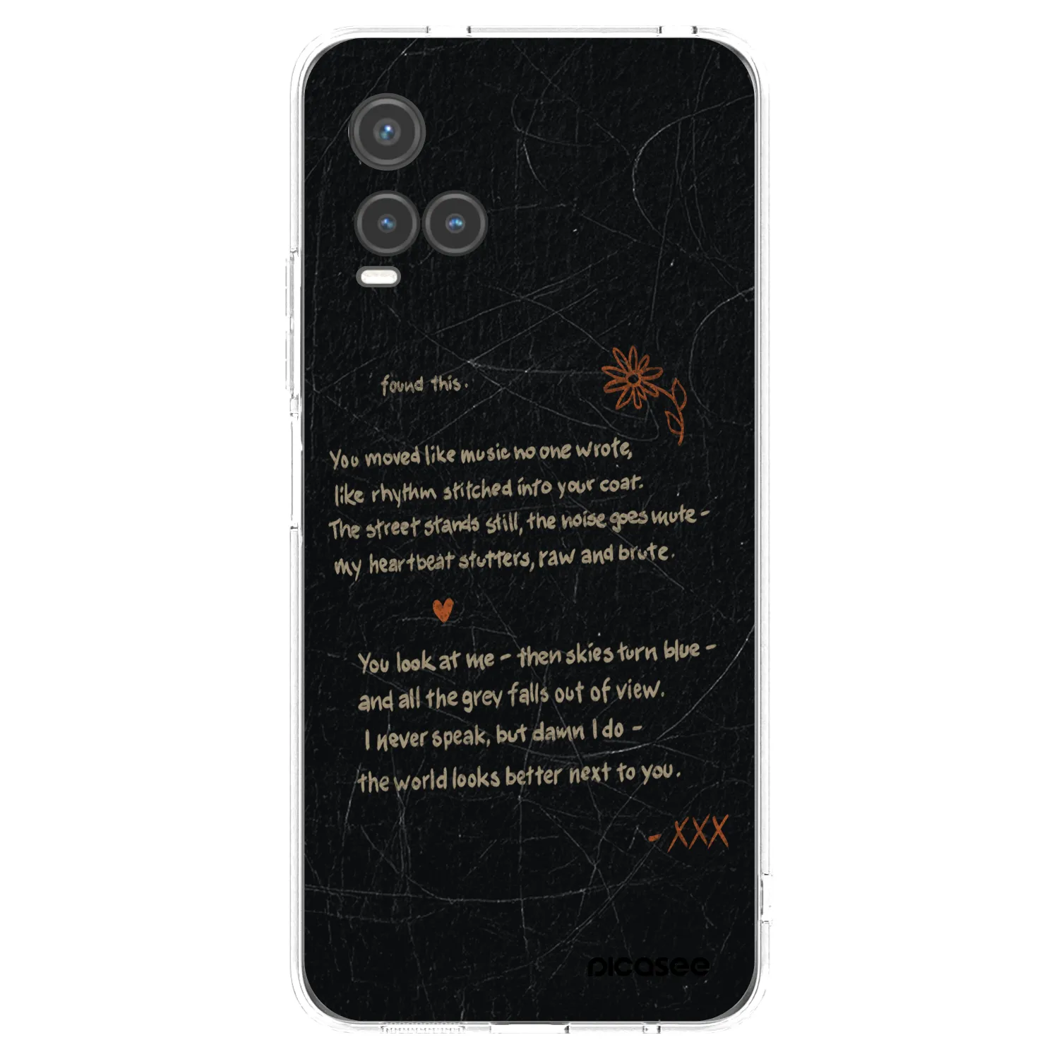 Picasee διαφανής θήκη σιλικόνης Vivo Y33s - POET