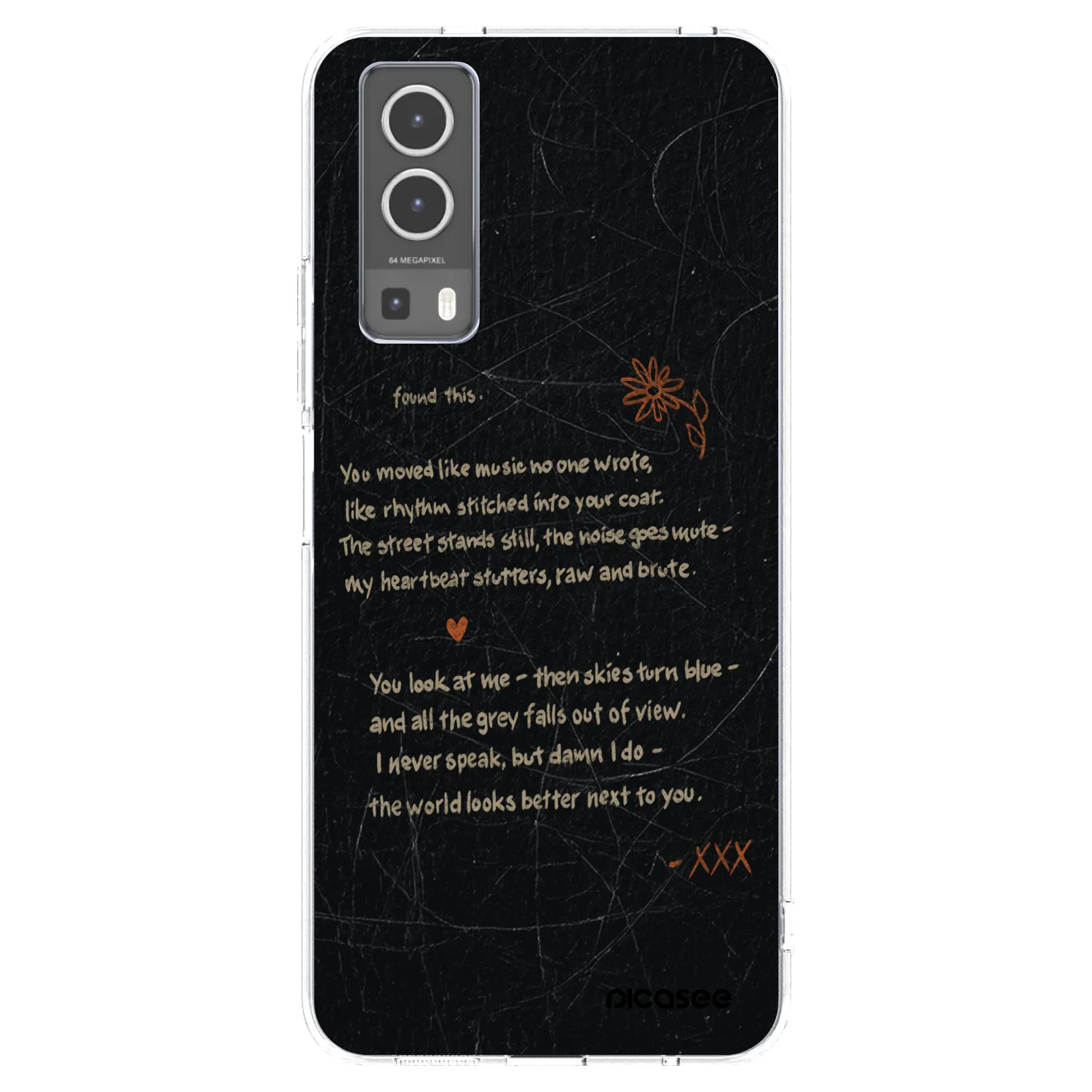 Picasee διαφανής θήκη σιλικόνης Vivo Y72 5G - POET