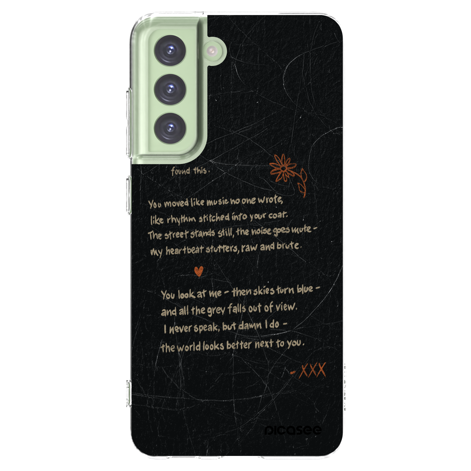 Picasee διαφανής θήκη σιλικόνης Samsung Galaxy S21 FE 5G - POET