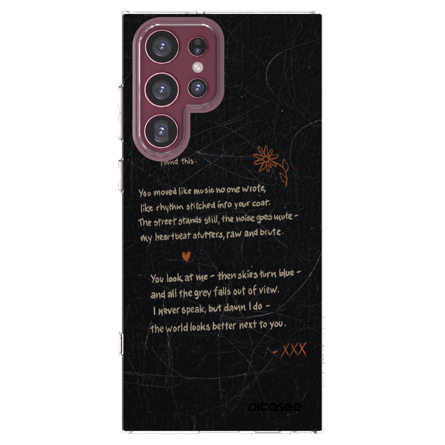 Picasee διαφανής θήκη σιλικόνης Samsung Galaxy S22 Ultra 5G - POET