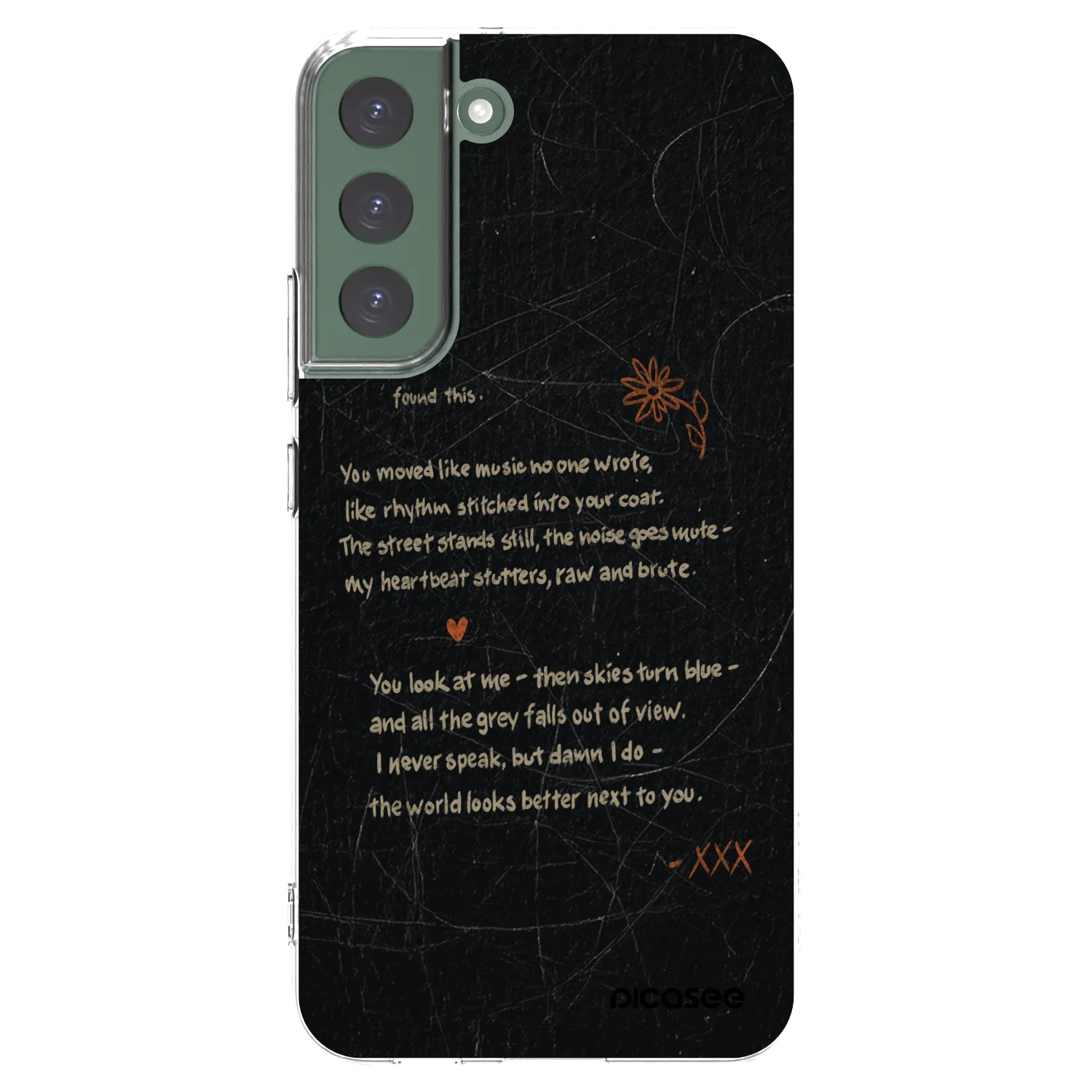 Picasee διαφανής θήκη σιλικόνης Samsung Galaxy S22+ 5G - POET