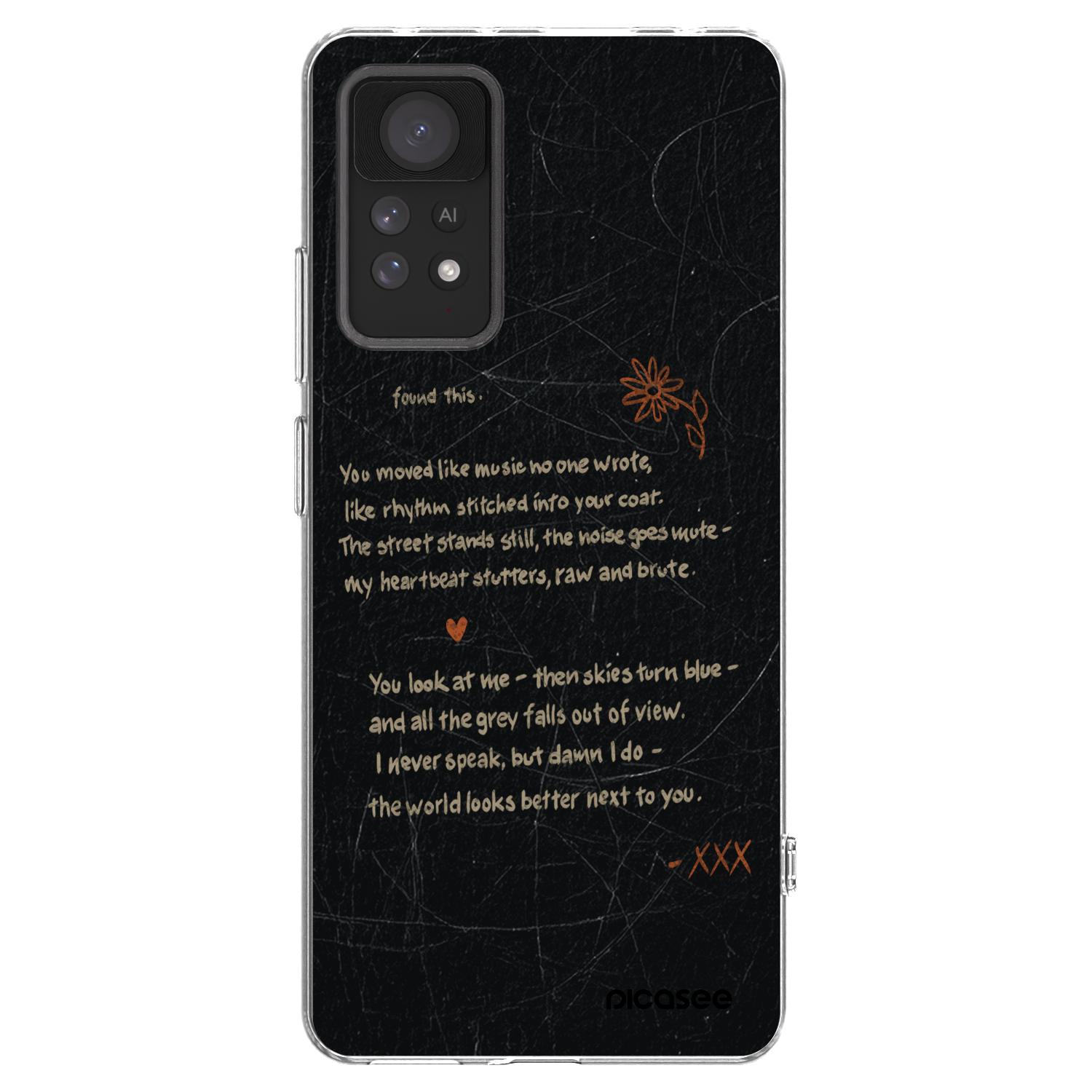 Picasee διαφανής θήκη σιλικόνης Xiaomi Redmi Note 11 Pro 5G - POET