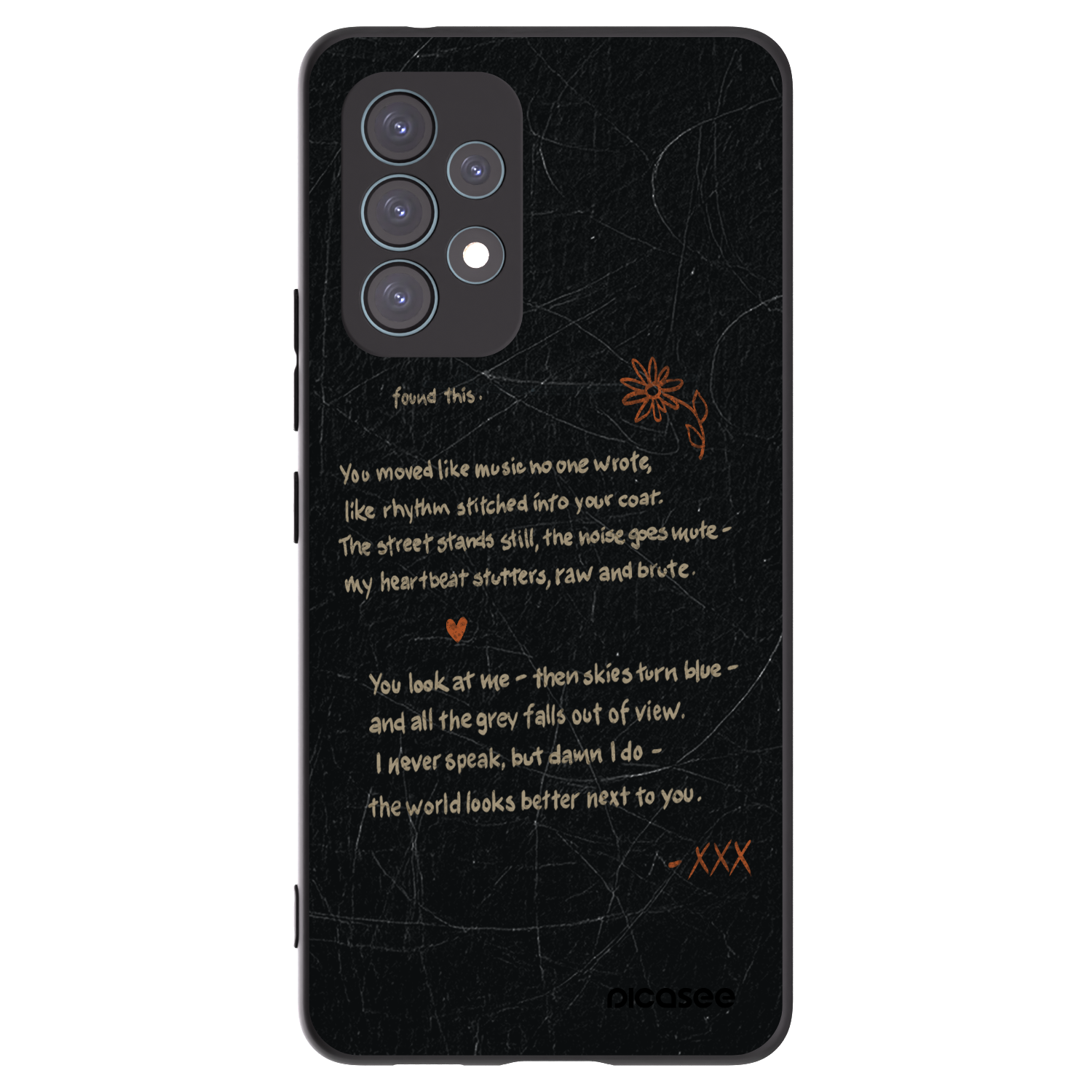 Picasee Μαύρη θήκη σιλικόνης για Samsung Galaxy A53 5G A536 - POET
