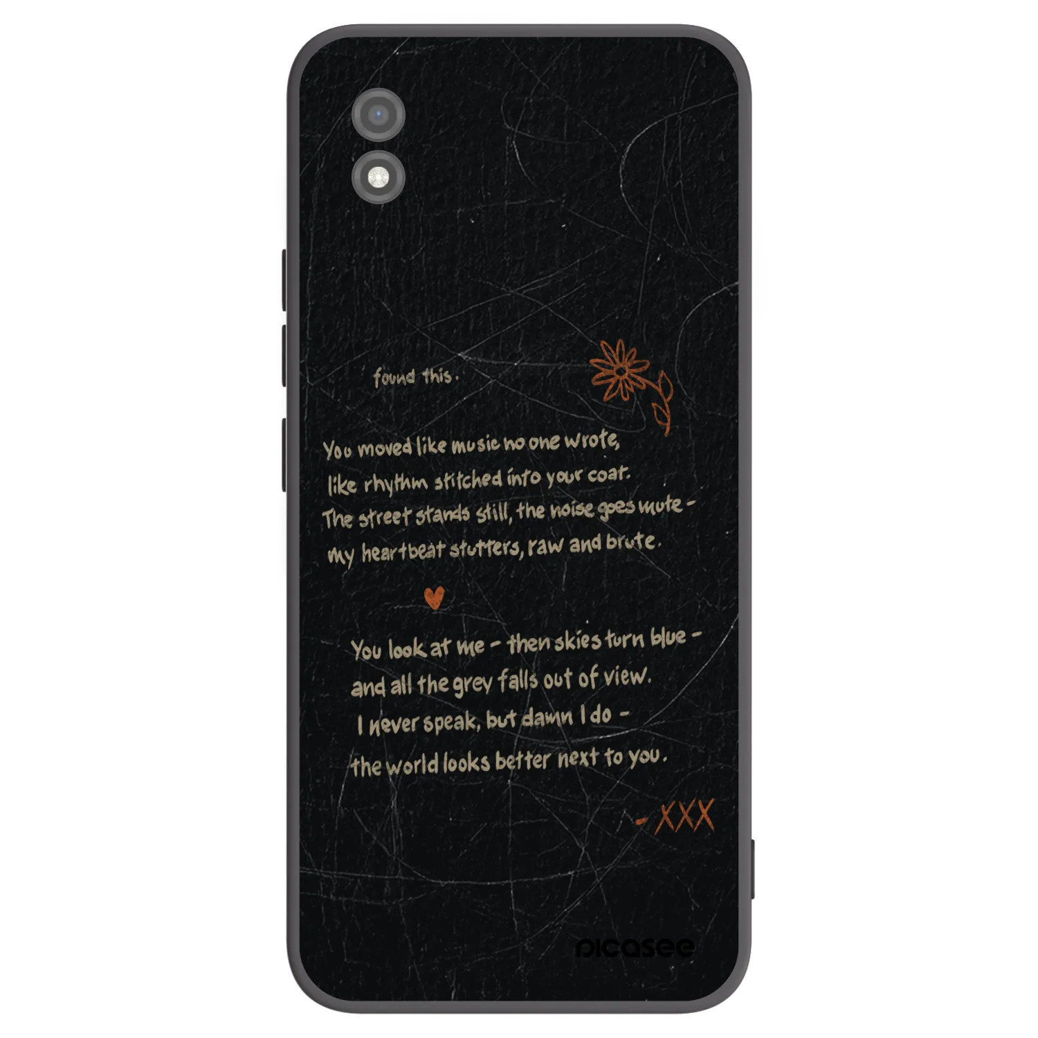 Picasee Μαύρη θήκη σιλικόνης για Realme C11 (2021) - POET