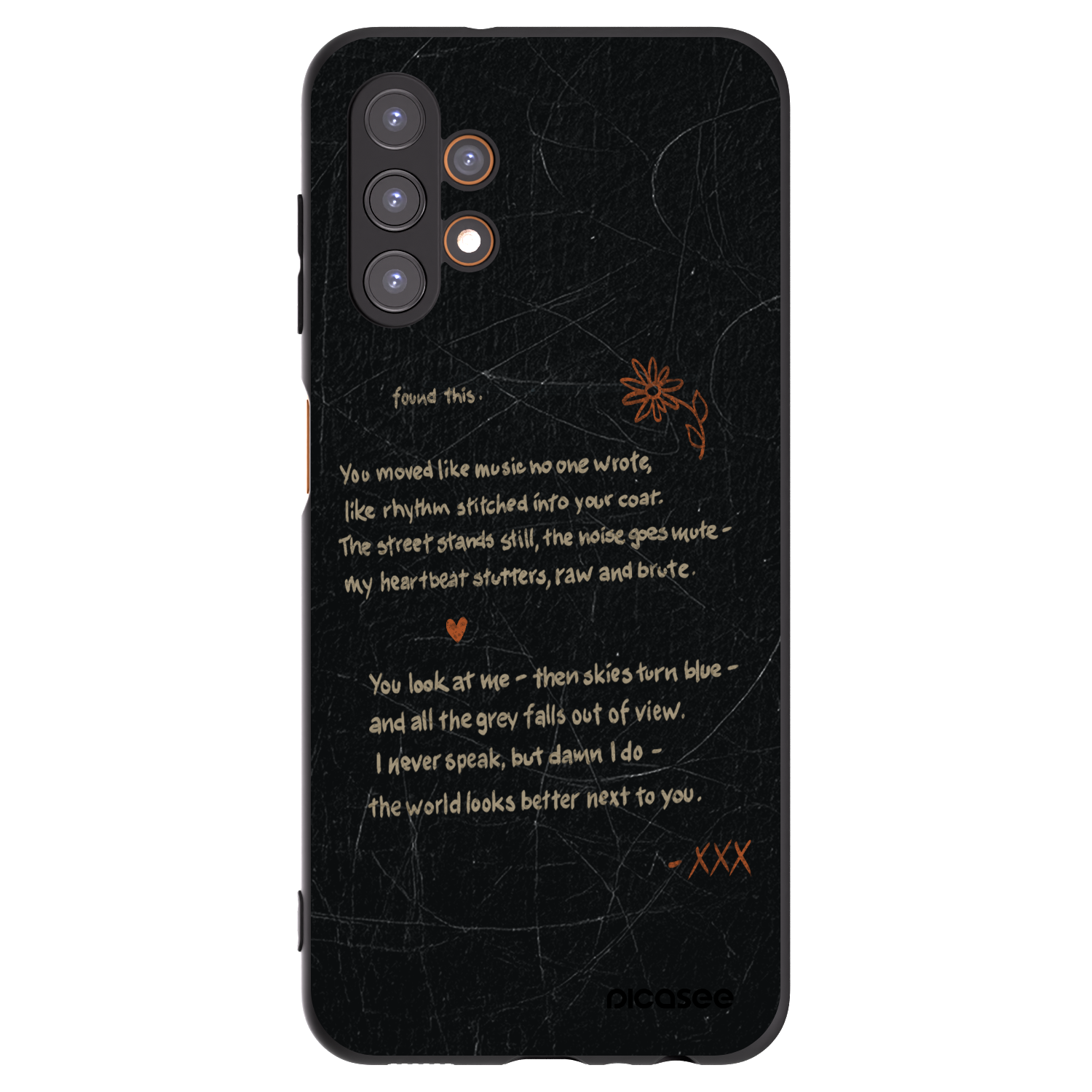 Picasee Μαύρη θήκη σιλικόνης για Samsung Galaxy A13 4G A135 - POET