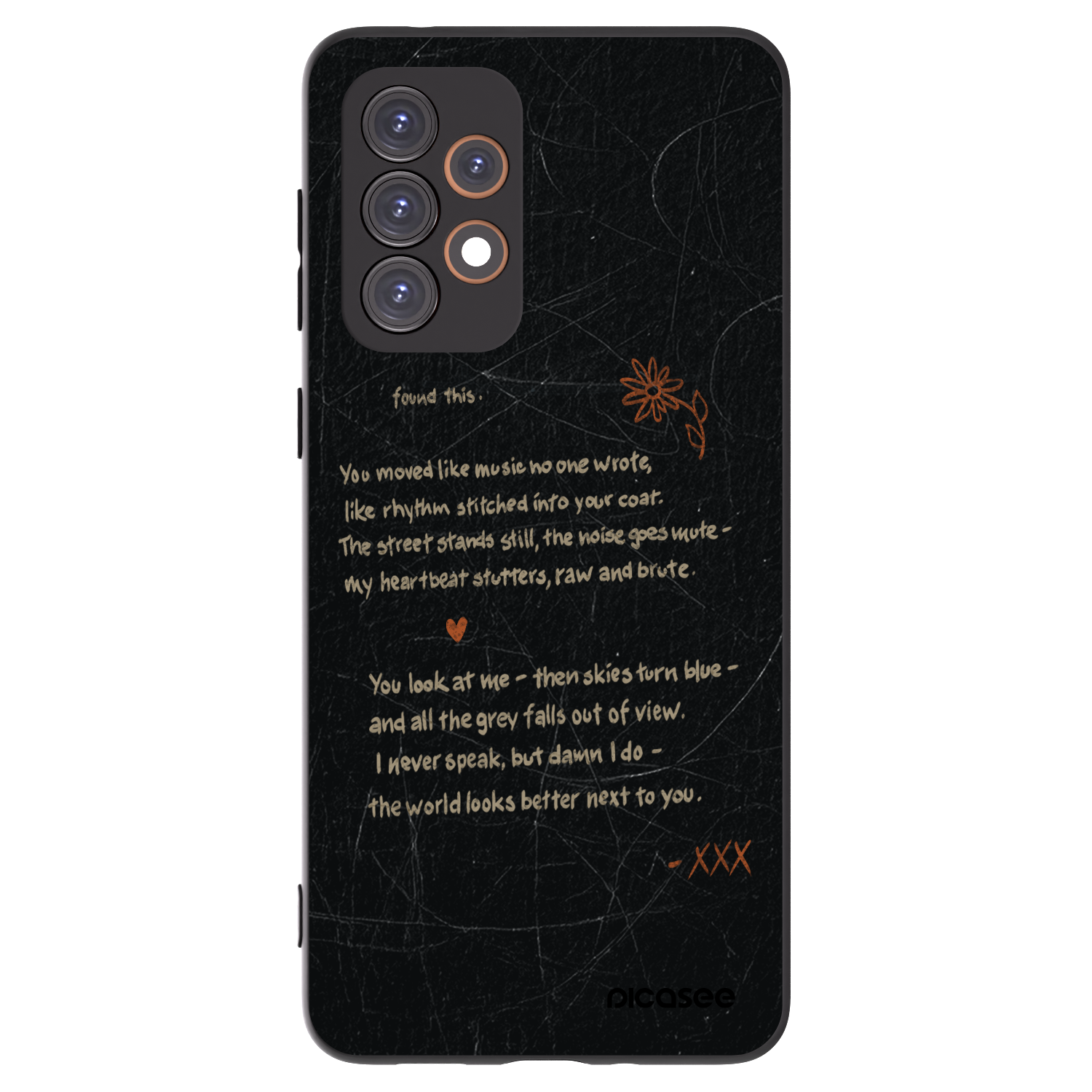 Picasee Μαύρη θήκη σιλικόνης για Samsung Galaxy A33 5G A336 - POET