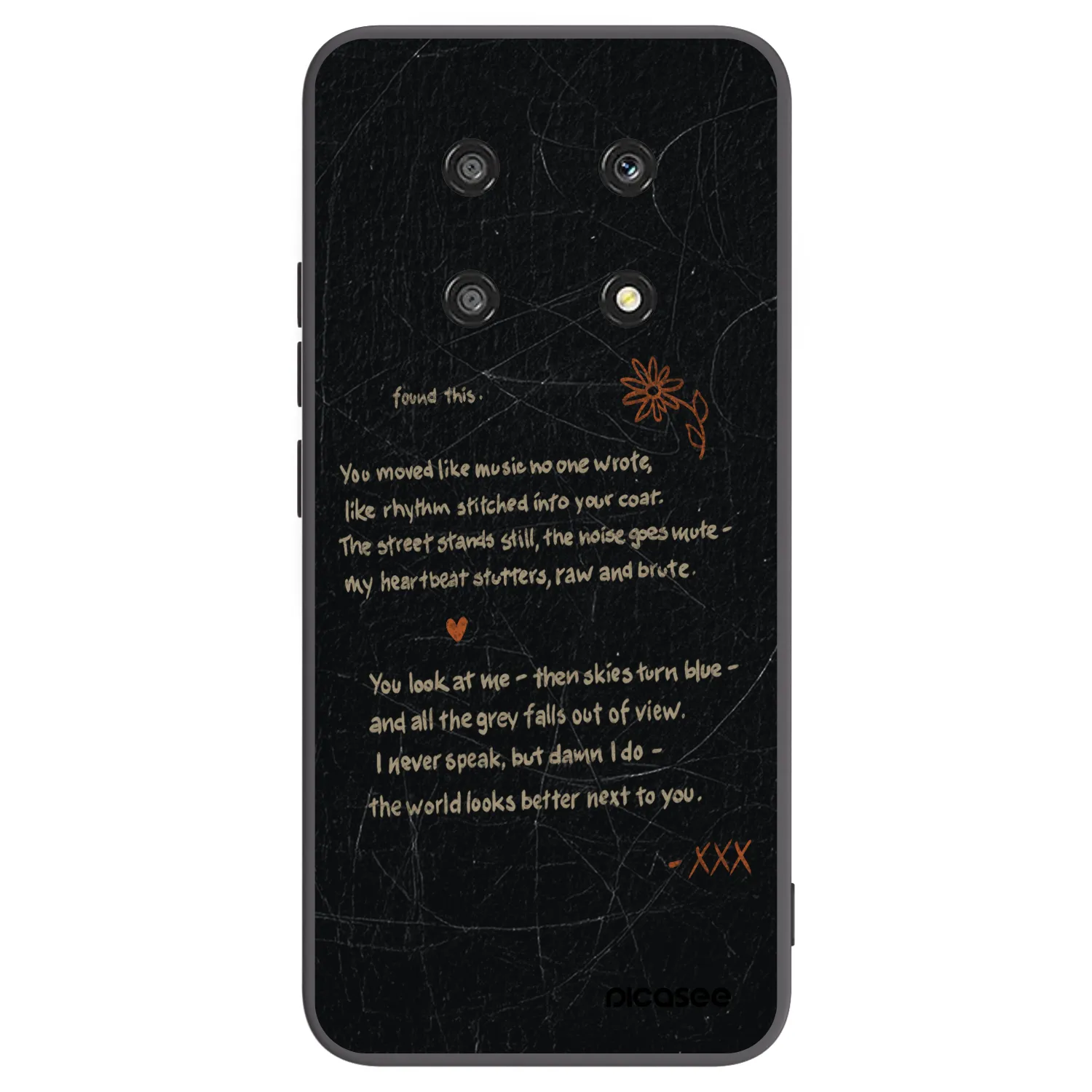 Picasee Μαύρη θήκη σιλικόνης για Honor Magic4 Lite 5G - POET