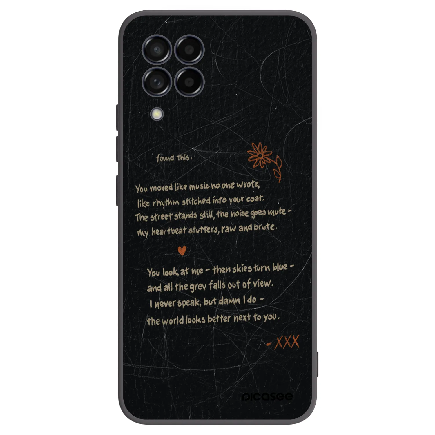 Picasee Μαύρη θήκη σιλικόνης για Samsung Galaxy M53 5G - POET