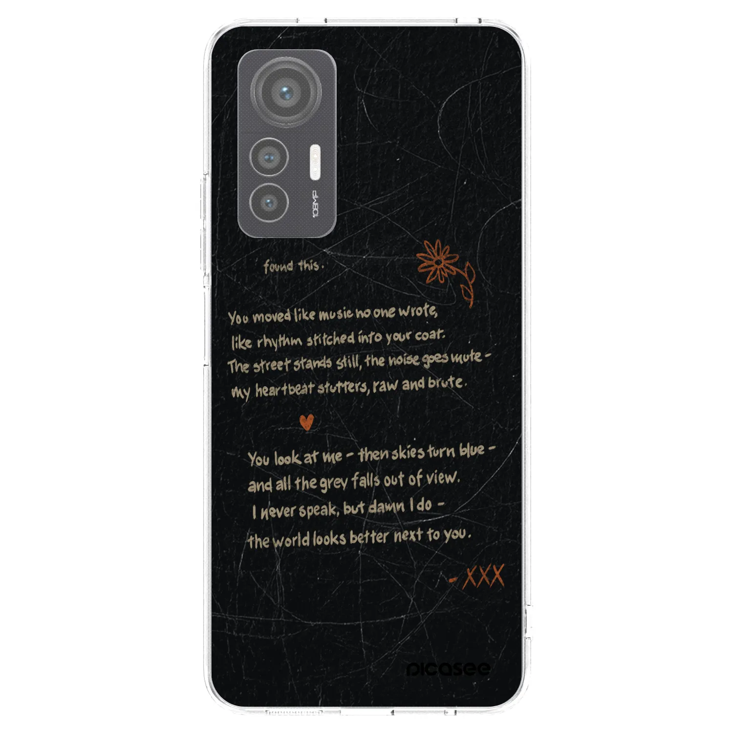Picasee διαφανής θήκη σιλικόνης Xiaomi 12 Lite - POET