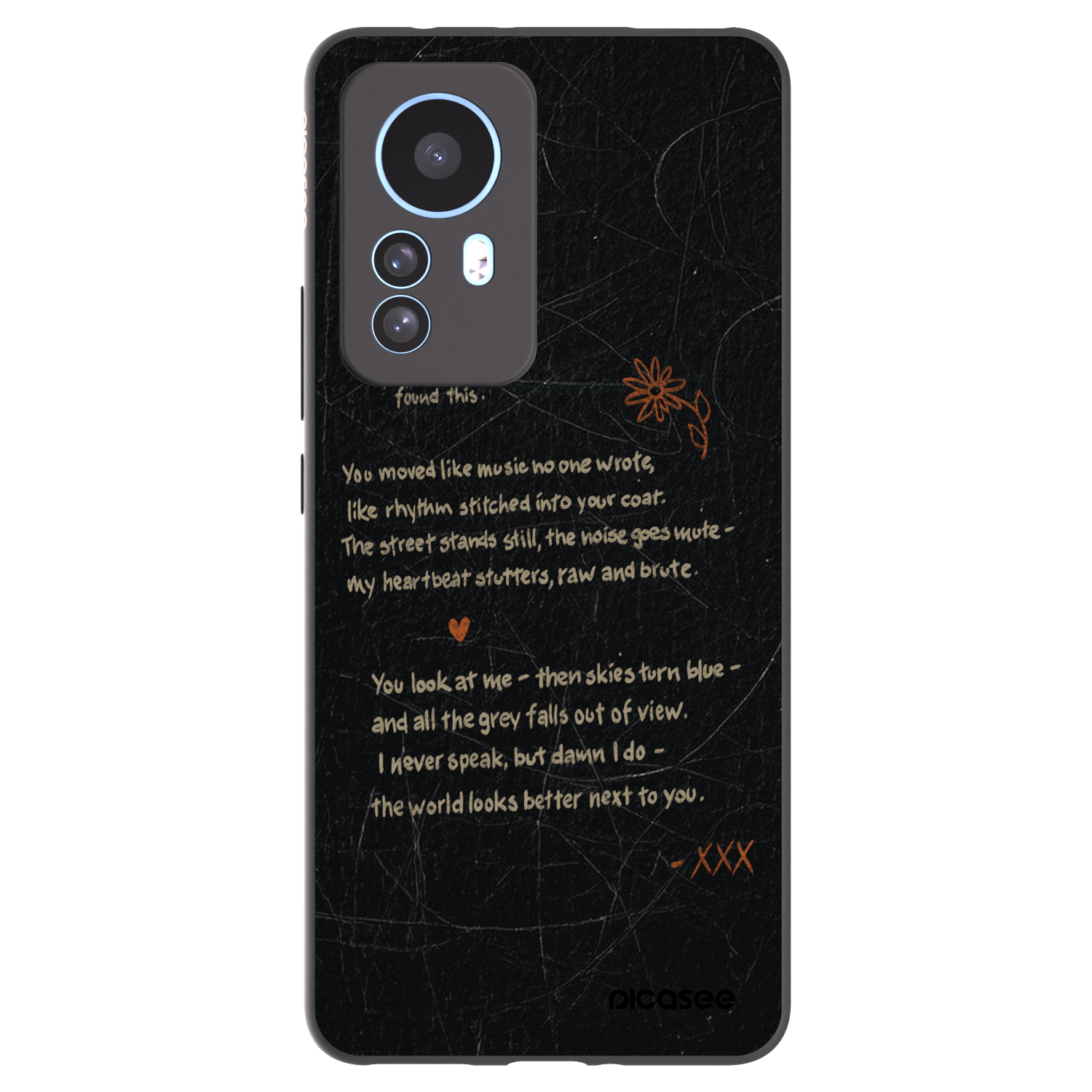 Picasee Μαύρη θήκη σιλικόνης για Xiaomi 12T Pro - POET