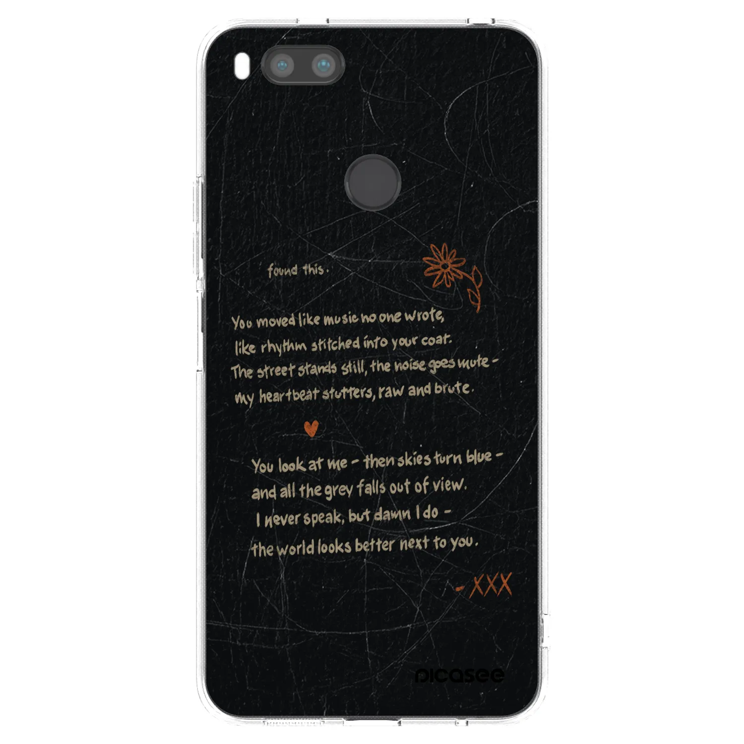 Picasee διαφανής θήκη σιλικόνης Xiaomi Redmi A1 - POET