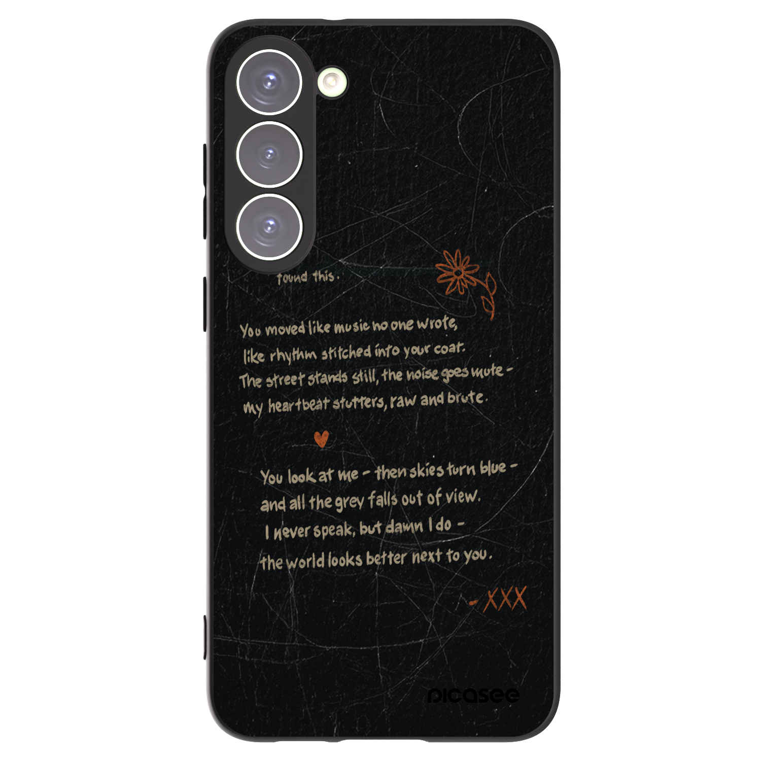 Picasee Μαύρη θήκη σιλικόνης για Samsung Galaxy S23+ 5G - POET