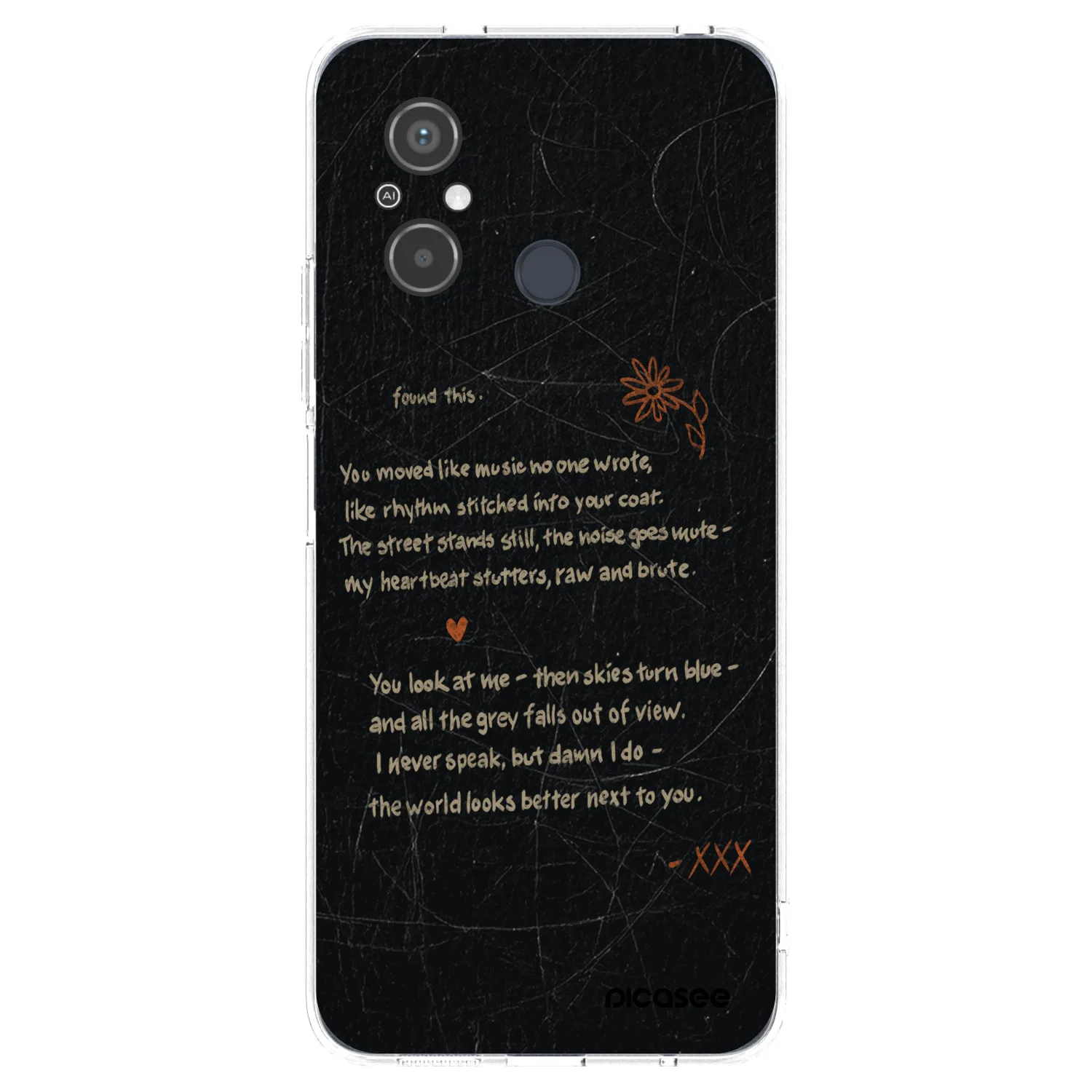 Picasee διαφανής θήκη σιλικόνης Xiaomi Redmi 12C - POET