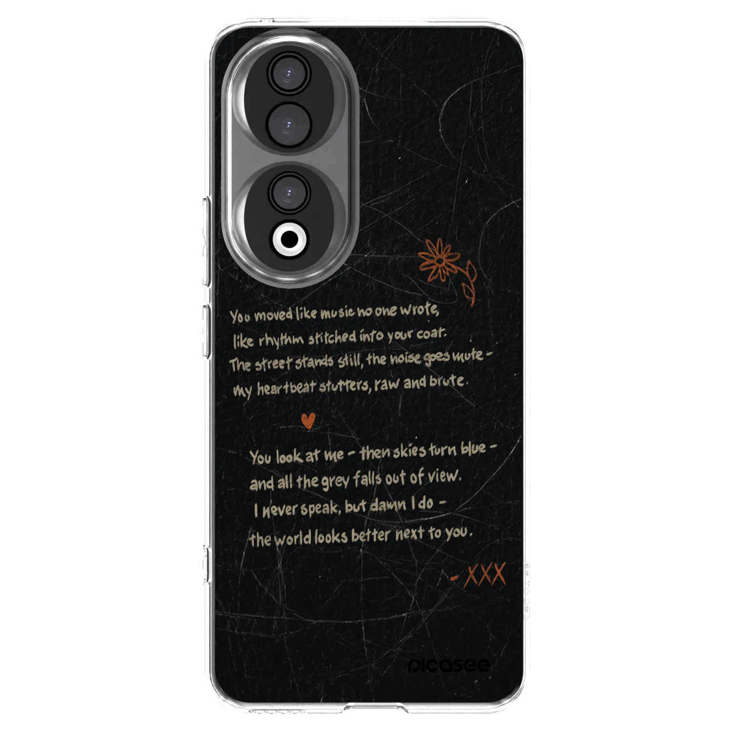 Picasee διαφανής θήκη σιλικόνης Honor 90 5G - POET