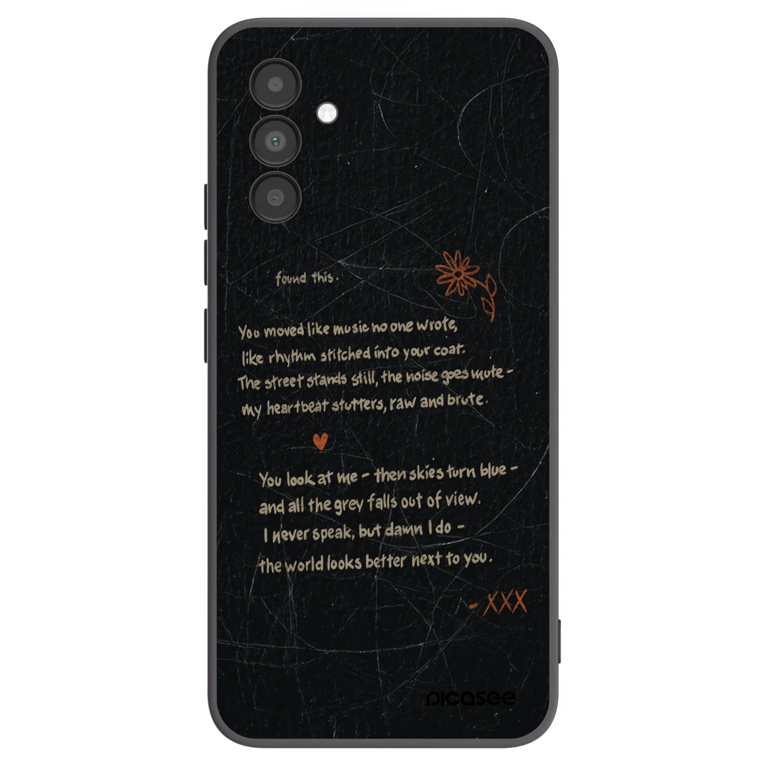 Picasee Μαύρη θήκη σιλικόνης για Samsung Galaxy A04s A047F - POET