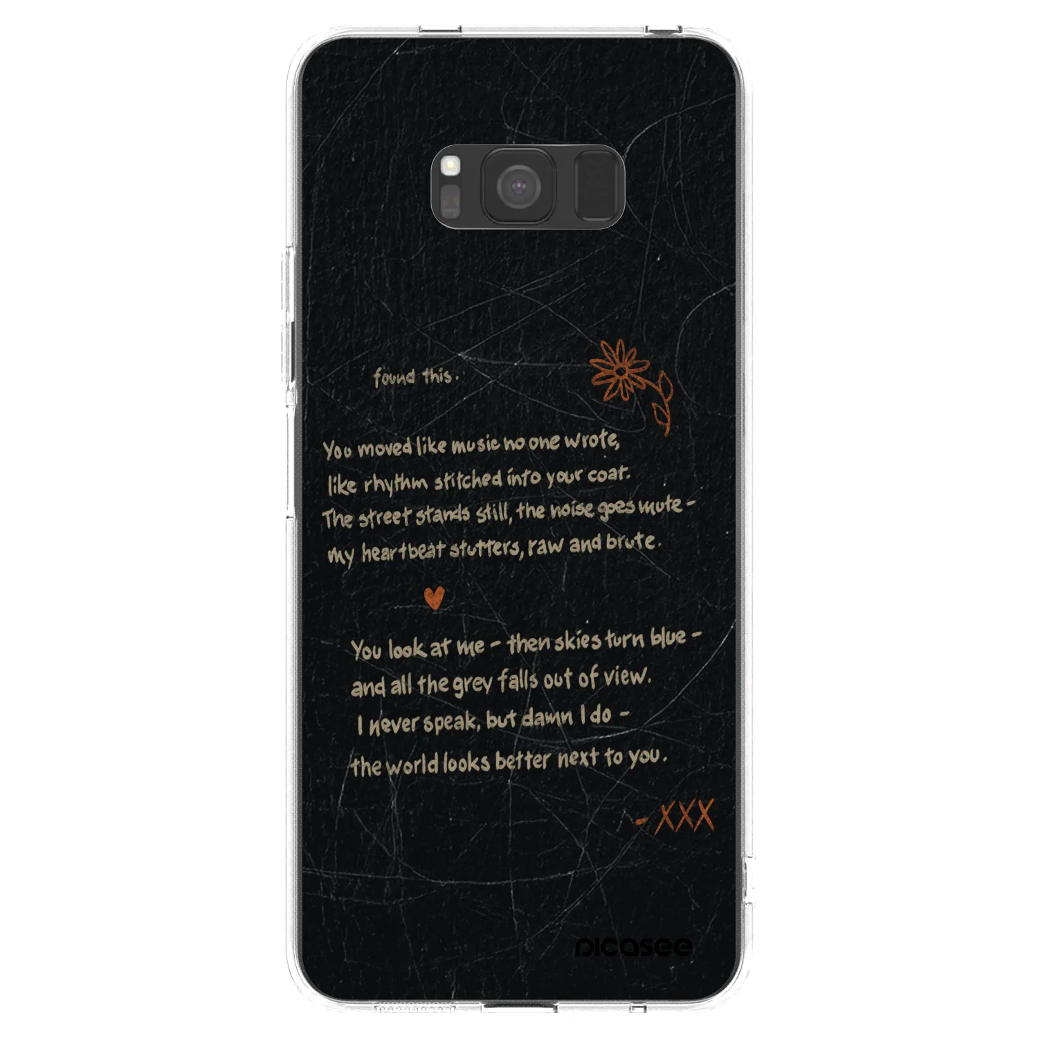 Picasee διαφανής θήκη σιλικόνης Samsung Galaxy S8 G950F - POET