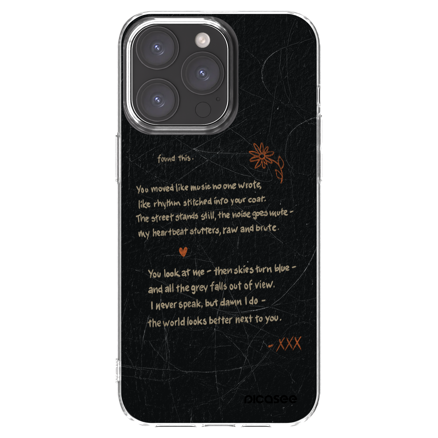 Picasee διαφανής θήκη σιλικόνης Apple iPhone 15 Pro Max - POET