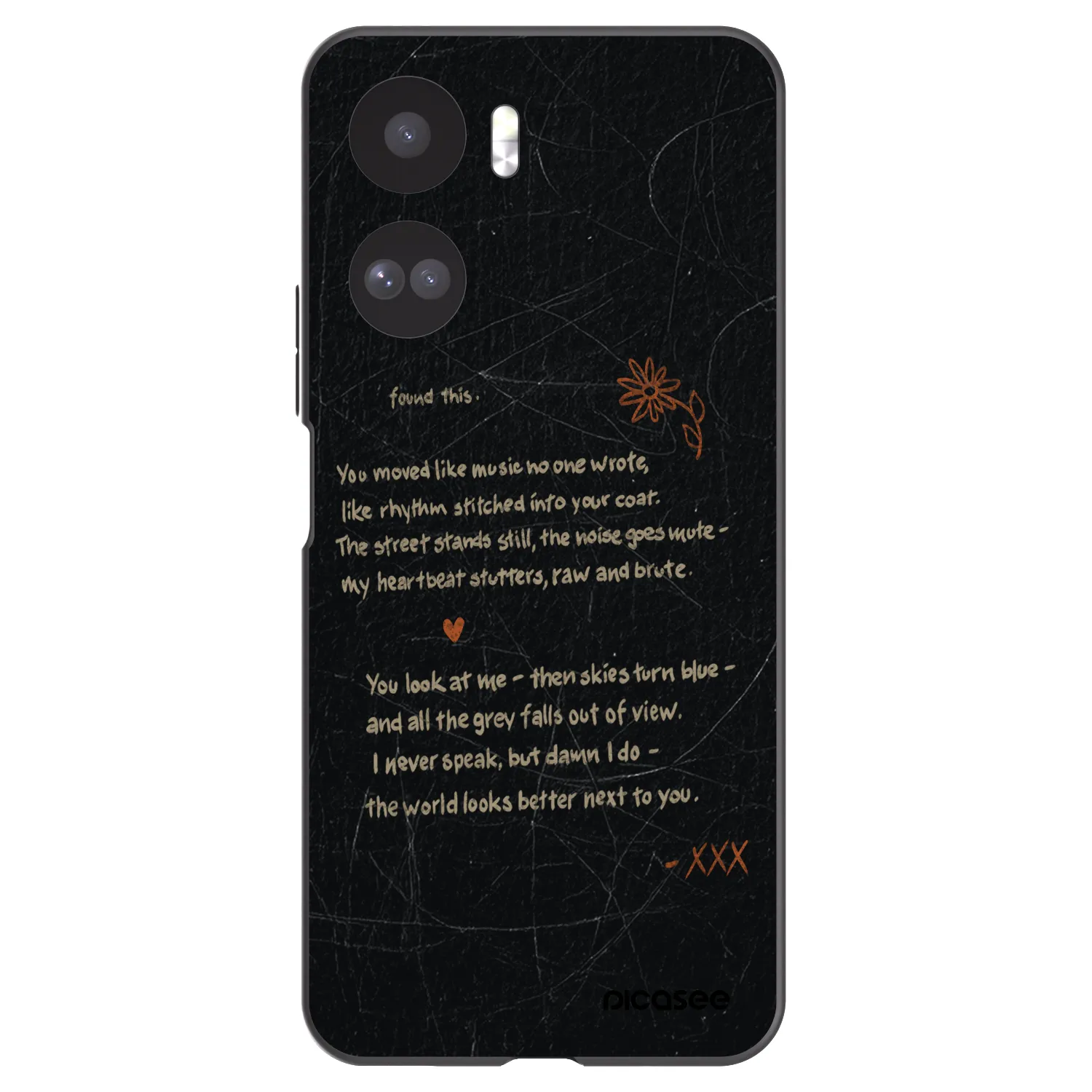 Picasee Μαύρη θήκη σιλικόνης για Honor 90 Lite 5G - POET